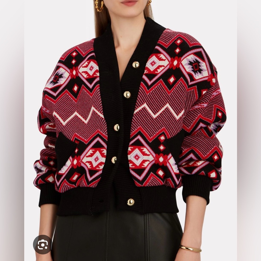 Hayley Menzies Chepstow Wool Bomber Sweater Jacket